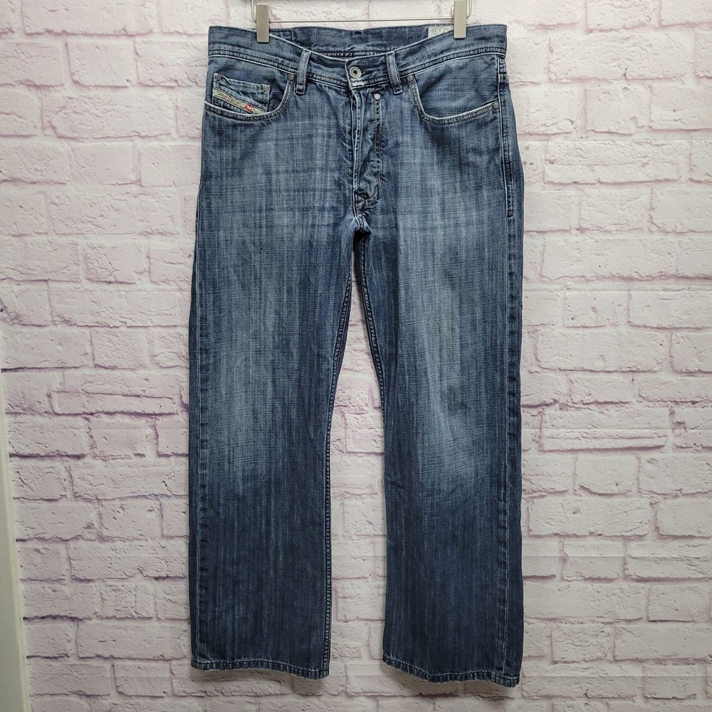Diesel Quratt Bootcut Jeans Mens‎ 32x30 Button Fly Denim Biker Grunge Streetwear